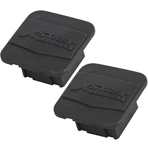XSTRAP STANDARD 2PCS 2 Inches Trailer Hitch Cover, Black Receiver Tube Tow Hitch Plug, Tow Hitch Covers, Car Exterior Accessorie for Most Cars, Trucks, ATV, UTV, Toyota