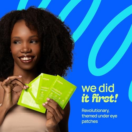 Elluma Beauty Under Eye Patches 12 Pairs of Themed Hydrogel Eye Gel Pads - For Puffy Eyes and Dark Circles, Under Eye Bags, Wrinkles - Restoring Set with Chamomile - Thumbnail 6