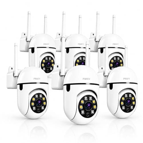 PBSEV Security Camera Indoor 1080P Wired, Pan/Tilt Control, Two-Way Audio, Clear Night Vision, Easy Setup, SD/Cloud Storage, WiFi Home Camera for Baby, Pet, Bedroom & Living Room Monitoring