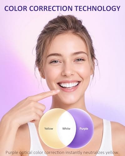 Teeth Whitening Strips, Purple Whitening Strips, Purple Color-Correcting Technology, Deep Stains Removal, Enamel Safe & Low-Sensitivity, Mint Flavor for a Brighter Smile, 28 Strips (14 Treatments) - Thumbnail 2