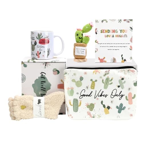 Get-well soon gift baskets for women - Thinking of you Gifts for Sick Person Surgery Recovery - Feel Better Care Package - Image 1