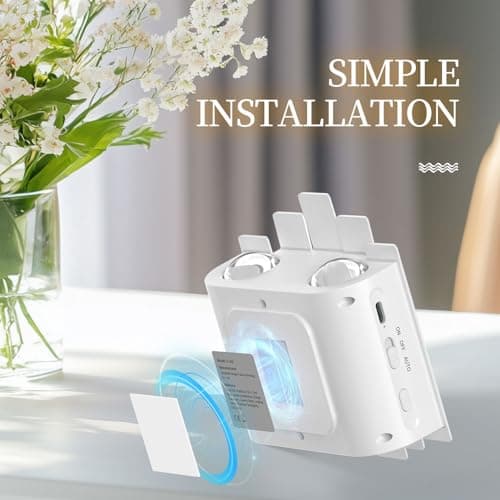 ZSYZDL Rechargeable Motion Sensor Night Light, Magnetic RGB Color Changing LED Ambient Lighting, Compact Battery Operated Indoor Wall Light for Hallway, Stairs, Bathroom & Kids Room (USB-C) - Thumbnail 6