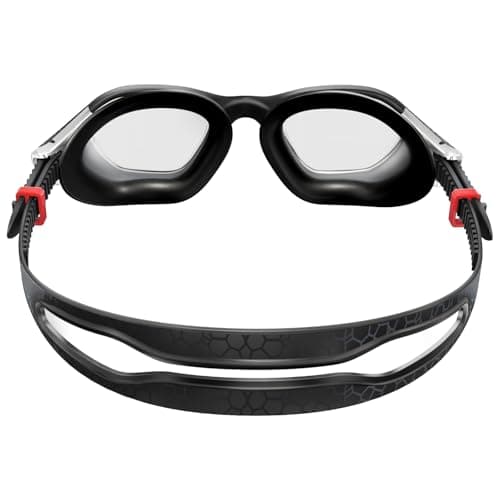 Whale Swim Goggles, HD Anti-Fog Goggles, Unisex | 100% UV Protection | Anti-Fog Design (Black) - Thumbnail 3