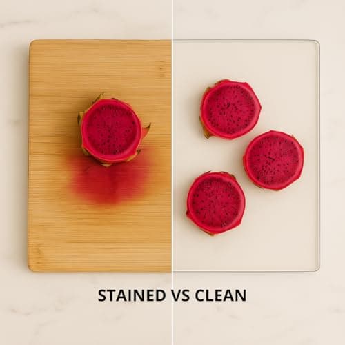 Acrylic Cutting Board with Counter Lip, Clear Cutting Boards for Countertop Protector, Non-Slip Cutting Board for Kitchen Counter, Aesthetic Kitchen Decor Gadgets House Warming Gifts(16.1"x12.5") - Thumbnail 6