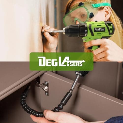 16.8V Cordless Drill, DEGLASERS Electric Power Drill with Battery and Charger, 3/8”Keyless Chuck, 2 Variable Speed, 20+1 Torque Setting for Man/Women Home Use - Thumbnail 6