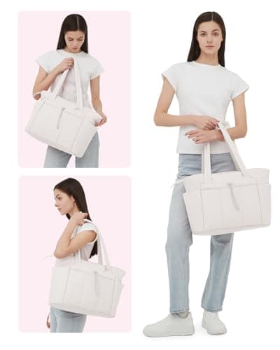 Wandering Nature Tote Bag for Women, Puffy Handbags for Work, Travel, Nurse - Thumbnail 2