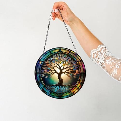 Colorful Tree of Life Suncatcher - Thumbnail 5