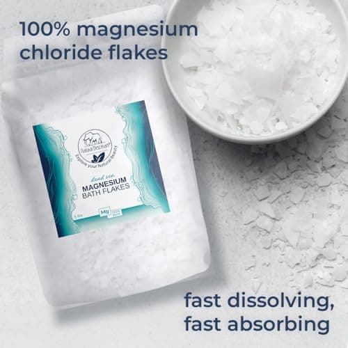 Natural Elephant Dead Sea Magnesium Bath Flakes | 4 oz Trial Size (113g) | Pure Magnesium Chloride Soak for Body and Foot | Ideal for a Soothing Bath Experience | Alternative to Epsom Salt - Thumbnail 5