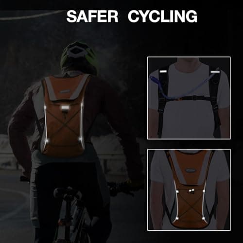 KUYOU Hydration Backpack Hydration Pack with 2L Water Bladder, Lightweight Insulation Water Backpack for Running, Cycling,Hiking,Climbing - Thumbnail 4