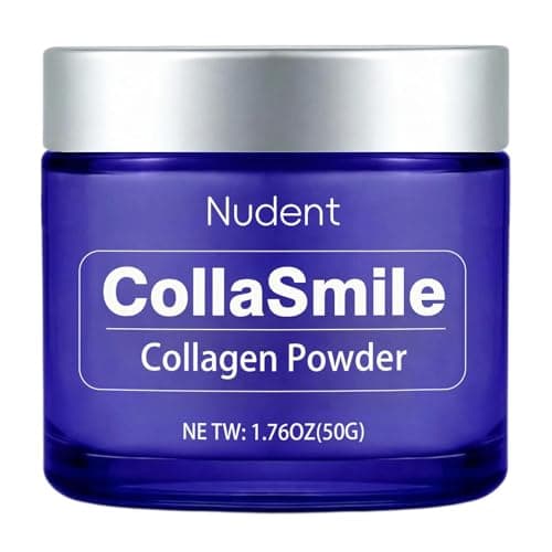 Nudent CollaSmile Collagen Tooth Powder with Hydroxyapatite – Enamel Strengthening Toothpaste Powder for Healthy Gums, Natural Oral Care Formula - Image 1