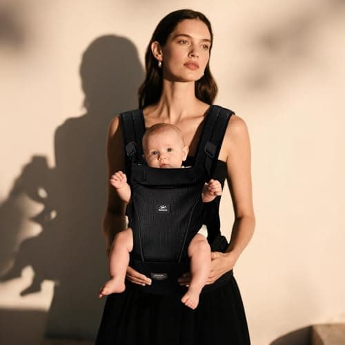 SUNVENO Baby Hip Carrier, Baby Carrier with Hip Seat, Patented Ergonomic Support for Heavy Babies, Lightweight Breathable Design, 7-45 lbs - Thumbnail 2