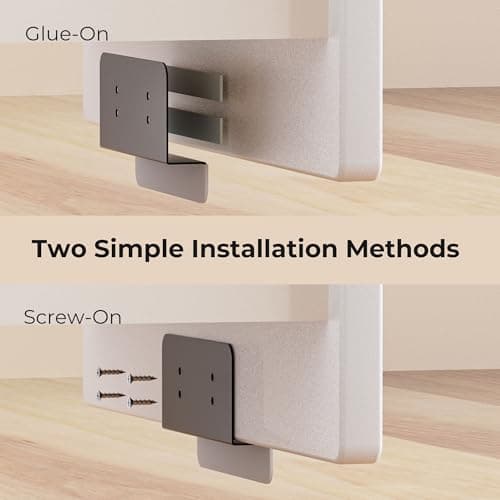 Adzyz Under Cabinet Foot Pull with Adhesive and Screws,Hands Free Garbage Drawer Toe Foot Pull Opener Suitable for Kitchen Trash Cabinet Drawer (Black) - Thumbnail 6