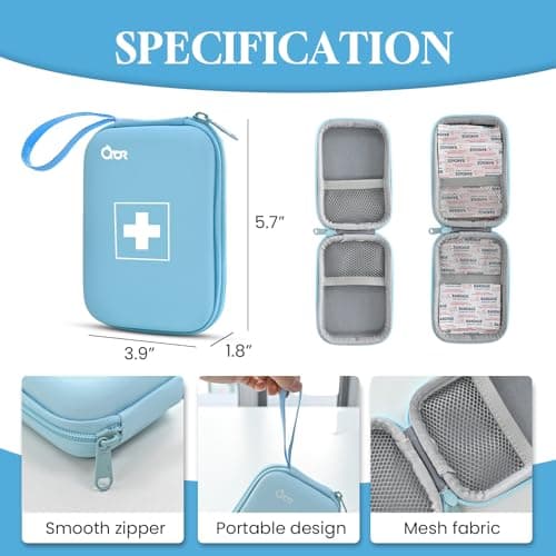 Adhesive Bandages Variety Pack 180 PCS,Various Sizes Large Waterproof,Adhesive Flexible Fabric Bandages Breathable A023 - Thumbnail 6