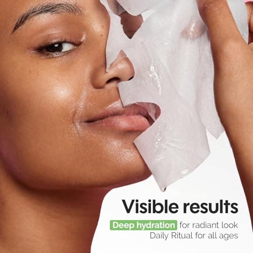 ZealSea Face Masks Skincare for Women, Variety 7Days Facial Sheet Mask Set for Deep Hydrating & Glow, Daily Self-Care Gift & Family Moment for Teens Kids Girls Birthday Party, Safe for all Skin types - Thumbnail 4