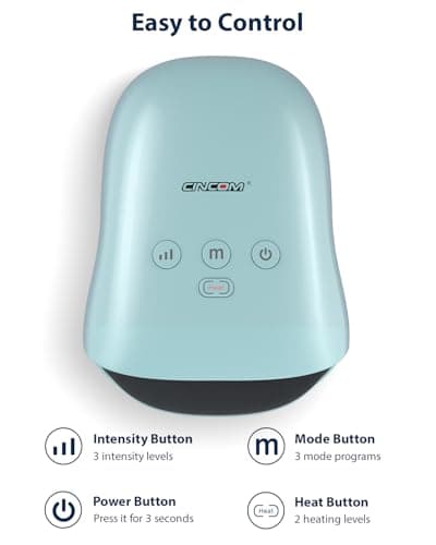CINCOM Hand Massager - Cordless Hand Massager with Heat and Compression for Arthritis and Carpal Tunnel - Thumbnail 4