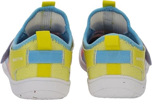 WHITIN Kids Barefoot Shoes for Boys/Girls Slip-On Sneakers Minimalist Wide Toe Box Zero Drop Size 5 Big Walking Flat Road Gym Sports Training Tennis Multi 37 - Thumbnail 3