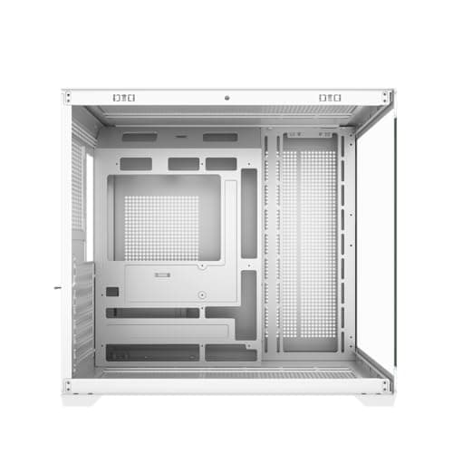 PCCOOLER PC Case ATX Mid Tower, Tempered Glass & Mesh Front, High Airflow, E-ATX/ATX/Micro-ATX/ITX Support, 360mm Radiator Support, Tool-Free Design – White (C3T700 No Fans Included) - Thumbnail 3