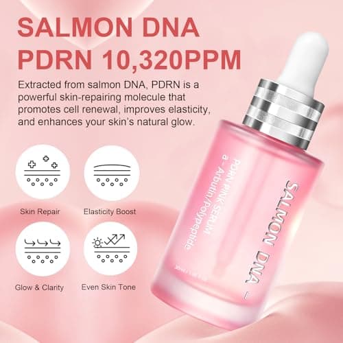 Pink Peptide 12 PDRN Serum – Salmon DNA 10,320ppm, 12 Peptides + Niacinamide for Hydrating, Firming & Glowing Skin – 30ml / 1.01 fl.oz. - Thumbnail 2