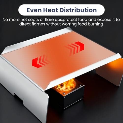 BCA012 Heat Baffle Diffuser Replacement Parts for Traeger Pro 22 Series, Pro Series 34, Tex Elite, Century 22, Heat Diffuser for Z Grill, for Camp Chef Pellet Smoker, Heavy Duty Heat Baffle for Smoker - Thumbnail 5
