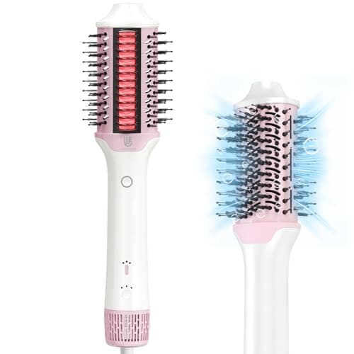 Blow Dryer Brush Hair Straightener, Webeauty High Speed Hot Air Styler 110,000 RPM for Fast Drying Straightening Volumizing, One Step Volumizer with PTC Smoothing Comb Negative Ion