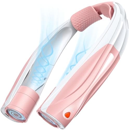 Vexolta Portable Neck Fan - 6000mAh Battery Hands Free Personal Fan, 6 Speed Adjustable, Rechargeable & Wearable, Gift for Women Men, Office, Travel, Sports - Image 1