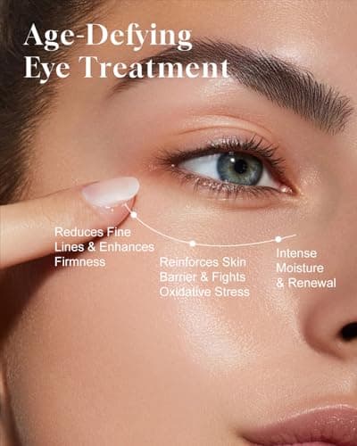 TJE Caffeine Eye Cream, Under Eyes Cream with Hyaluronic Acid & Vitamin E, Under eye Treatment Serum for Women & Men - 15 g - Thumbnail 4