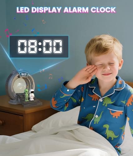 Northern Galaxy Light Projector with Plasma Ball ,Remote Control LED Night Light Aurora Portal Projector with Bluetooth Speaker, White Noise, Timer - for Bedroom ,Kids Room Gifts for Christmas - Thumbnail 5