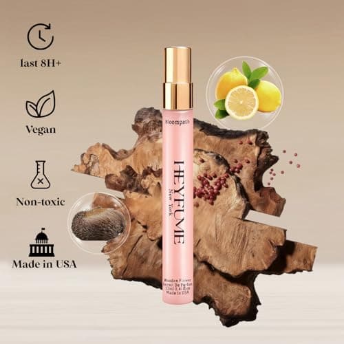 Amber&Floral Perfume for Women: Premium Eau de Parfum Lemon & Jasmine Scent Blend Inspired by Modern Way Floral Scent - Long Lasting Travel Size Spray 0.41 fl oz - Thumbnail 2