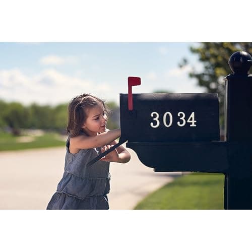 Mailbox Numbers for Outside, MONNCHA House Numbers for Mailbox 3D Self Adhesive mailbox Numbers 2 Inch Door Address Numbers Stickers for Mailbox, Apartment, House, Trash Bins - Silver - Thumbnail 6