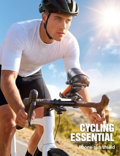 JOYROOM Bike Phone Holder Mount [Avoid Glare][Full Silicone Protection] Phone Mount for Electric Scooter Ebike Bicycle Handlebar iPhone Bike Accessories for Men Compatible Phone Under 4.7-7" - Thumbnail 6