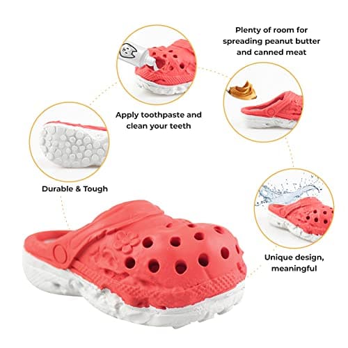 MONDOTOY Dog Chew Toys,Tough Dog Toys for Aggressive Chewers,Durable Rubber Puppy Toy, Interactive Puppy Toys Aggressive Chewers Medium Large Breed - Thumbnail 3