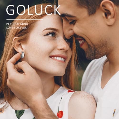 Goluck Small Hoop Earrings for Women, 925 Sterling Silver Chunky Hoops Earrings, Hypoallergenic Huggie Hoops, Small Thick Huggie Hoop Earrings for Jewelry Gifts - Thumbnail 3