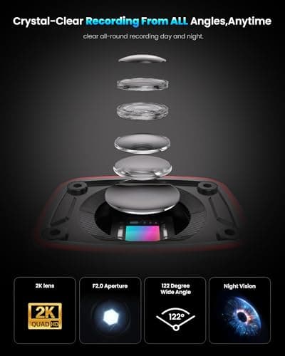 AKEEYO AKY-710Lite 2K30FPS WiFi Action Camera with Ultra HD,Motorcycle Camera/Bike Camera IP66 Waterproof with Loop & Emergency Recording, Parking Monitor,Rechargeable,7.5 Hours Extended Battery - Thumbnail 2