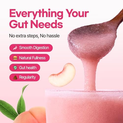 dr.blet Soluble Fiber GLP-1 Friendly 20 Packets on the go to Support Weight Management & Gut Health, Peach Flavor, Korean Beauty with Psyllium Husk Powder Drink Supplement - Thumbnail 6
