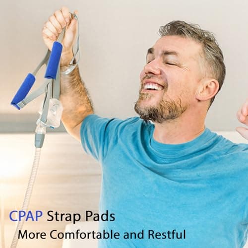 8-Pack CPAP Headgear Covers - CPAP Strap Covers CPAP Strap Cushions Pads Compatible for CPAP Headband Cover, Extend CPAP Strap Useful - Thumbnail 2