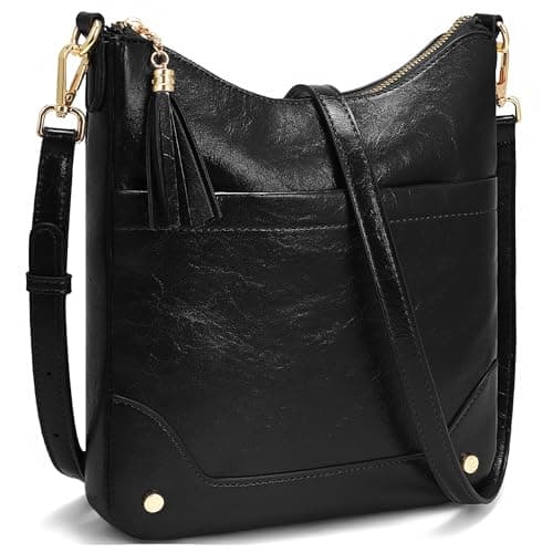 Goinsound Crossbody Purses for Women PU Leather Crossbody Bags for Women Travel Women's Handbags for Everyday - Image 1