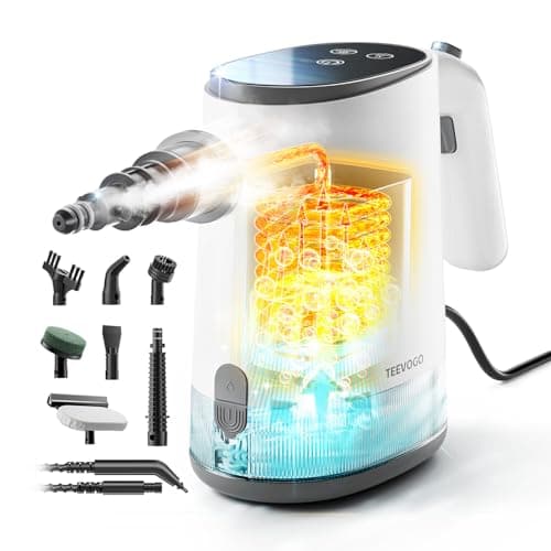 Handheld Steam Cleaner for Home, 3s Instant Heat Pressurized Steamer with 650ML Long-Lasting Tank – Lightweight Portable for Kitchen, Grout,Pet Stains, Couch, Car, Bathroom, Tile, Oven, BBQ Grill - Image 1