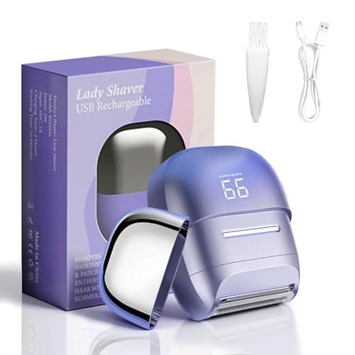UNIMIKO Electric Shaver for Women, Waterproof Wet Dry Mini Electric Razors for Women - Cordless Rechargeable Foil Shaver for Hair Removal, Legs, Face, Body, Bikini,Sensitive Skin, Teens, Ladie - Image 1