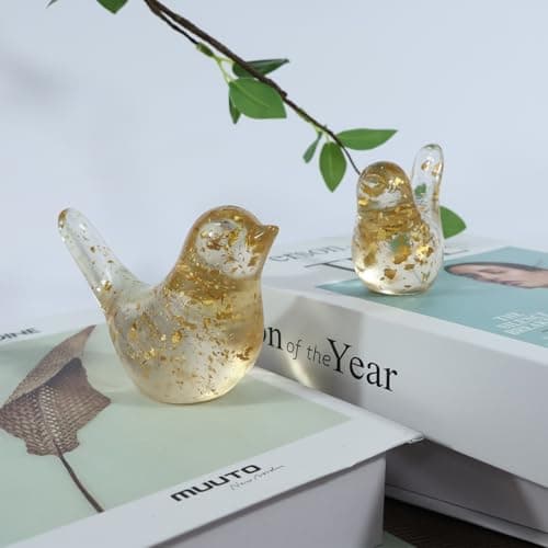 YeseeYe Birds Statues Home Decor Figurine - Modern Style Sculpture Decorative Ornaments for Living Room, Bedroom, Office Desktop, Cabinets - Thumbnail 6