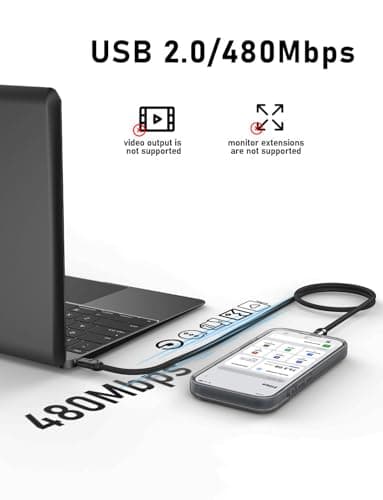 VISAGLOR Phone Lanyard USB C Cable, PD240W USB C to USB C Cables, Cell Phone Strap Universal Cell Phone Neck lanyard for 1Phone17/16, Samsung Galaxy, Google Pixel(3.9ft) - Thumbnail 5