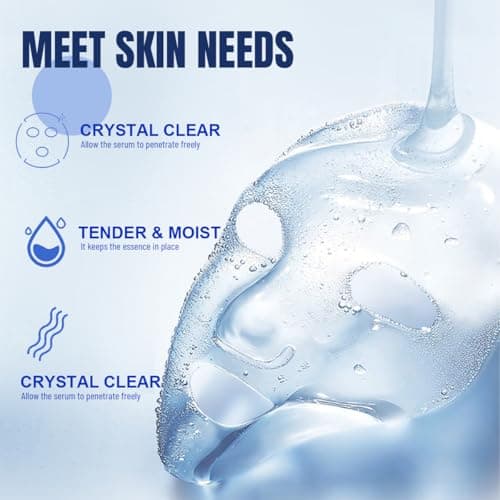MMV Collagen Face Mask 4-Pack Bio-Collagen Real Deep Overnight Mask for Women’s Skincare Deep Hydration & Pore Tightening Facial Mask - Thumbnail 3