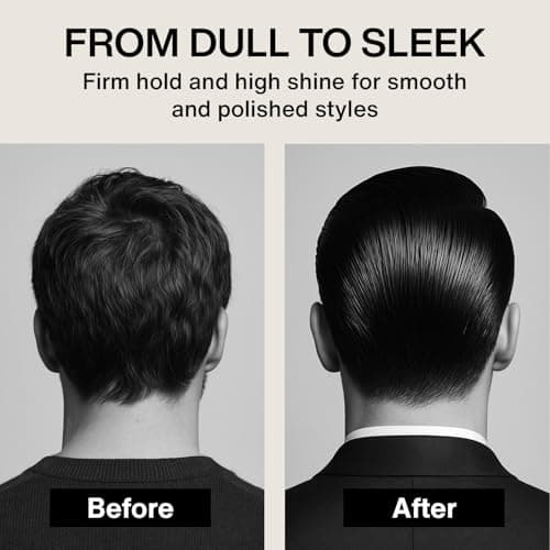 Kings Domain Melbourne Slick Pomade | Men's Hair Pomade | Medium to Strong Hold Shine | Smooth & Sleek Finish | 3oz Professional Grade - Thumbnail 3