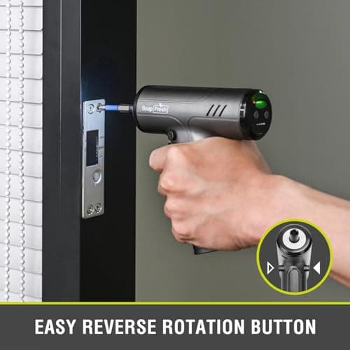 SnapFresh 4V Cordless Screwdriver Set, Electric Screwdriver with 10 Screwdriver Bits, 4-Speed Adjustable, 5 N·m Torque, USB-C Rechargeable Power Screwdriver for DIY, Home Repair - Thumbnail 4