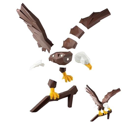3D Magnetic Puzzle,Magnetic Animal Puzzle Toys for Adult,Eagel Model Collectible Novelty Desk Decor Toy
