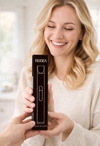 REIDEA 2 Pack Electric Arc Lighter, Windproof Flameless USB Rechargeable with Safe Button and Power Indicator for Candle, BBQ and Fireworks, Obsidian Black - Thumbnail 6