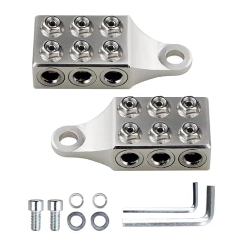 12 Way Battery Terminal Connectors 4/0 8 AWG M10 3/8" Stud Heavy Duty Marine Grade Corrosion Resistant High Current for RV Truck Car Automotive - Image 1