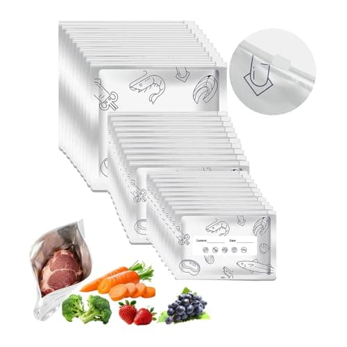 Ciawlro Reusable Aluminum Foil Sealable Storage Bags, 30Pcs Heavy-Duty Aluminum Foil Storage Sealing Bags for Food, Thick Durable Leakproof Stand-Up Freezer Bags for Meat, Fruit & Meal Prep(3 Sizes) - Image 1