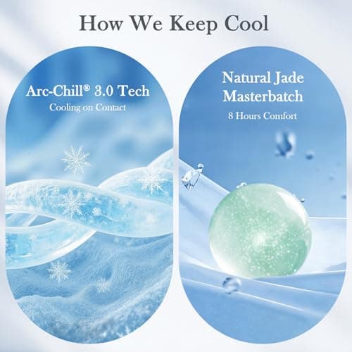 Avolare Cooling Pillow Cases Set of 2, Arc-Chill 3.0 Pillow Cases Standard Size for Hot Sleepers, Silky Gentle on Hair and Skin, Zippered, Machine Washable, (Silver Gray) - Thumbnail 2