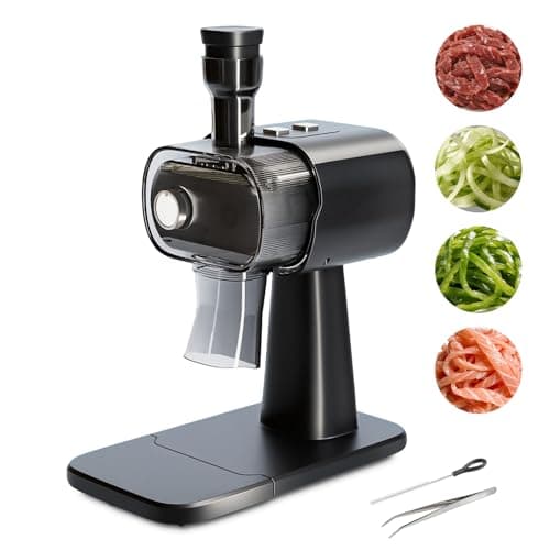Electric Green Onion Grater, Commercial Spring Onion Cutter, Home Kitchen Shallot Julienne, Stainless Steel Blade Scallion Shredder, Suitable for Chili, Meat, Fish, Green Bean, 2mm - Image 1