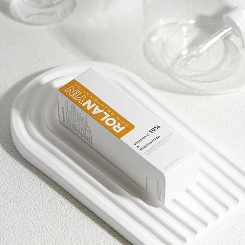 ROLANYIN Vitamin C 10% + Niacinamide Facial Serum Hydration Reducing Fine Lines Wrinkles Skin Firming Anti Aging Formula Boosting Radiance Improving Texture Skin Care - Thumbnail 6